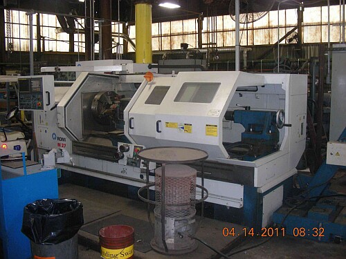 Romi Model M-27 CNC Flatbed Lathe