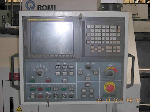 Romi Model M-27 CNC Flatbed Lathe